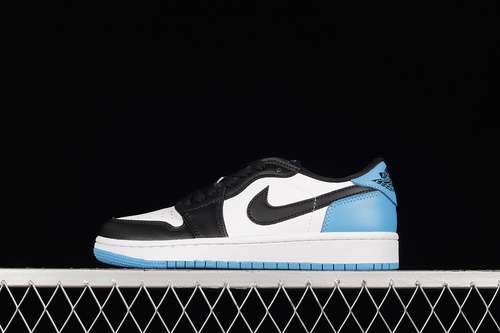 【300】[CZ0790-104]-[AIR JORDAN 1 RETRO LOW OG UNC WHITE/DARK POWDER BLUE/BLACK]-[UNISEX:36-47.5]
