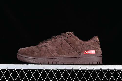 【350】[FC1688-120]-[SUPREME X SB DUNK LOW DARK BROWN]-[WOMAN:36-39]-[MAN:40-45]