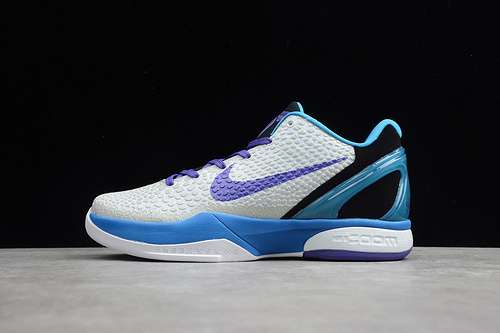 【340】[CW2190-102]-[ZOOM KOBE 6 WHITE/BLUE-PURPLE]-[MAN:40-46]