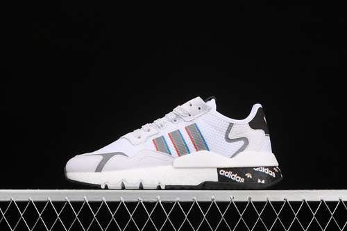 【280】[H01719]-[NITE JOGGER BOOST SHOES CLOUD WHITE/CORE BLACK/LIGHT GREY]-[WOMAN:36-39]-[MAN:40-45]
