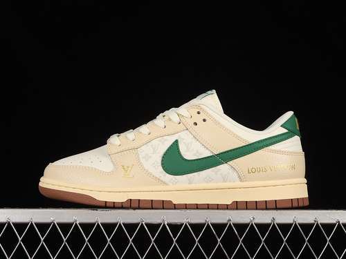 【270】[XD6188-003]-[DUNK LOW L*V WHITE/BEIGE/GREEN]-[WOMAN:36-39]-[MAN:40-45]