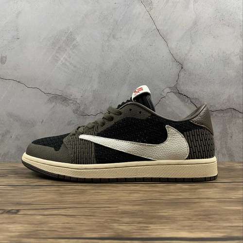 【300】[CQ4277-001]-[AIR JORDAN 1 RETRO LOW OG SP X TRAVIS SCOTT BLACK/DARK MOCHA]-[MAN:40-45]