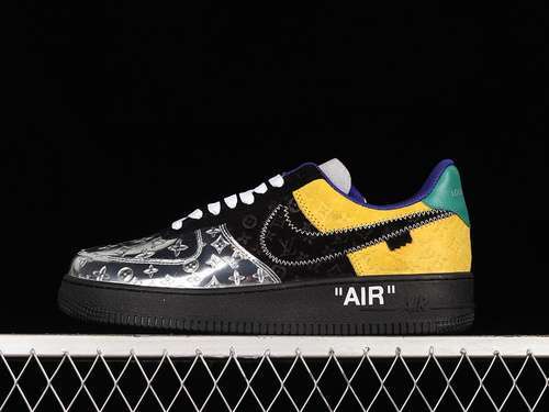 【420】[AIR FORCE 1 LOW 07 X L*V BLACK/SILVER/MULTI-COLOR]-[WOMAN:36-39]-[MAN:40-46]