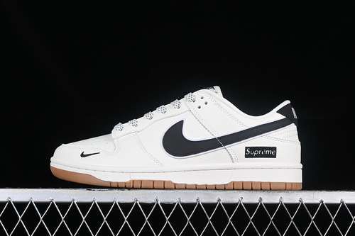 【360】[XH0923-151]-[SUPREME SB DUNK LOW WHITE/BLACK/BROWN]-[WOMAN:36-39]-[MAN:40-45]