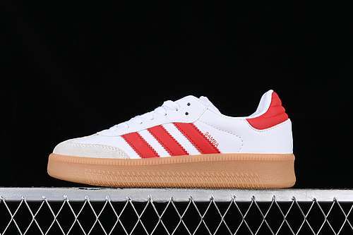 【260】[IE1376]-[SAMBA XLG WHITE/RED/BROWN]-[WOMAN:36-39]-[MAN:40-45]