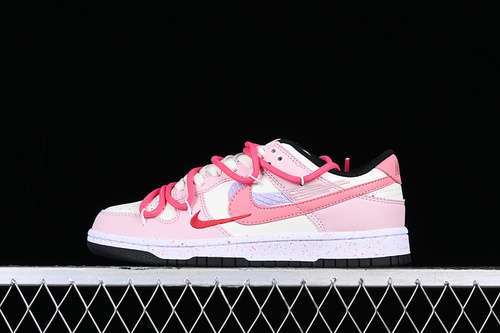 【290】[FD4623-131]-[DUNK LOW MULTI COLOR WHITE/PINK]-[WOMAN:36-41]