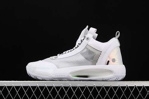 【420】[CU3475-100]-[AIR JORDAN 34 LOW PF CRISPY WHITE/METALLIC SILVER]-[MAN:39-46]