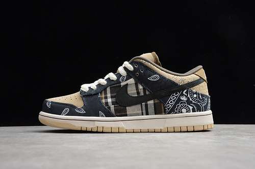 【550】[CT5053-001]-[GZ  SB DUNK LOW TRAVIS SCOTT BLACK/PARACHUTE BEIGE-PETRA BROWN]