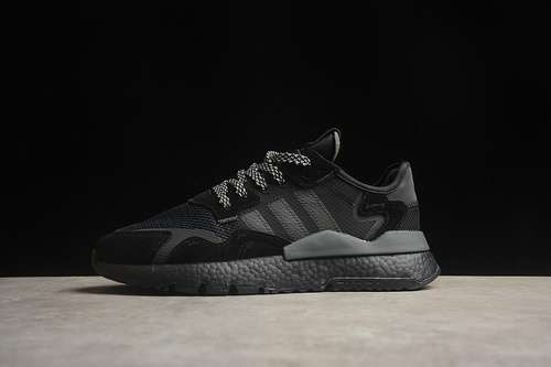 【260】[BD7954]-[NITE JOGGER 2019 BOOST BLACK/GREY]-[WOMAN:36-39]-[MAN:40-45]