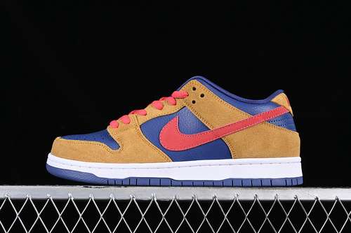 【270】[BQ6817-700]-[DUNK LOW SB REVERSE PAPA BEAR WHEAT/LIGHT FUSION RED/DARK PURPLE]-[UNSIZE:36-46]