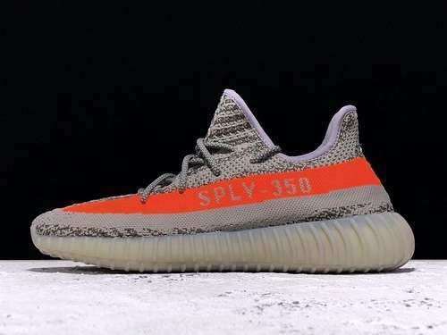 【520】[BB1826]-[PK BASF YEEZY BOOST 350 V2 STEEPLE GRAY/BELUGA/SOLAR RED]-[UNISEX:36-47]