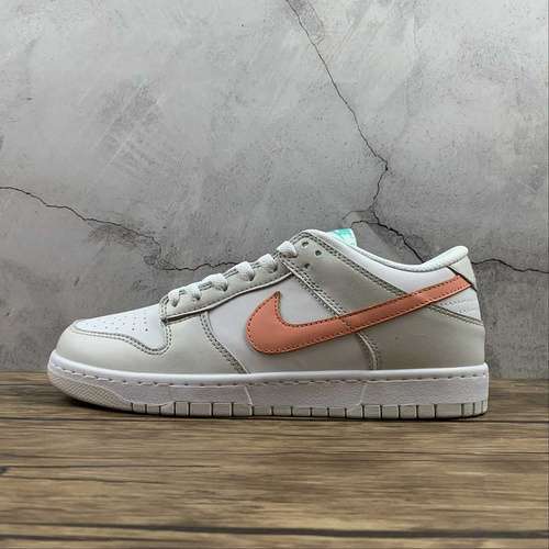 【360】[CW1590-101]-[SB DUNK LOW GS MISMATCH SWOOSH TROPICAL WHITE/BONE/PEACH/AQUA]-[UNISEX:35-47]