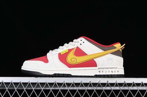 【350】[ZD2356-157]-[SB DUNK LOW WHITE/RED/YELLOW]-[WOMAN:36-39]-[MAN:40-45]