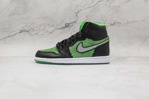 【500】[CK6637-002]-[AIR JORDAN 1 HIGH ZOOM ZEN GREEN BLACK/BLACK/TOMATILLO/RAGE GREEN]-[MAN:40-46]