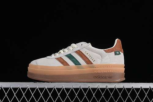 【260】[IG3685]-[ORIGINALS GAZELLE BOLD MAPLE LEAF CREAM WHITE/WILD SEPIA/COLLEGIATE GREEN]-[35-40]
