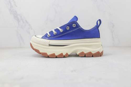 【280】[CHUCK TAYLOR ALL-STAR LOW THE 100TH ANNIVERSARY BLUE/BEIGE/GUM]-[WOMAN:35-39.5]-[MAN:40-44]
