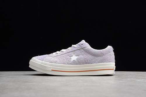 [55-53-61]-[164218C]-[ONE STAR SUEDE LOW TOP OX LIGHT PURPLE/EGRET]-[WOMAN:35-39]-[MAN:40-44]