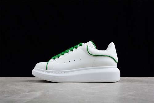 【520】[ALE*XANDER MC*QUEEN SHOES WHITE/WHITE/GREEN]-[WOMAN:35-39]-[MAN:40-45]