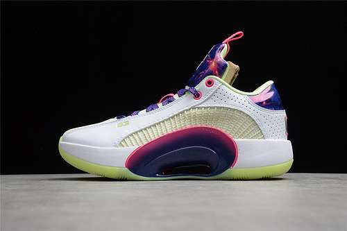 【360】[DJ9805-190]-[LUKA DONCIC X AIR JORDAN 35 LOW COSMIC DECEPTION WHITE/PURPLE/GREEN]-[MAN:40-46]