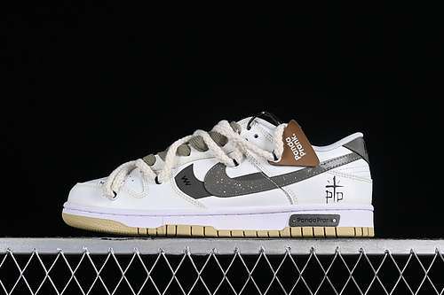 【380】[DV0833-100]-[DUNK LOW SB WHITE/GREY/GREEN]-[WOMAN:36-39]-[MAN:40-46]