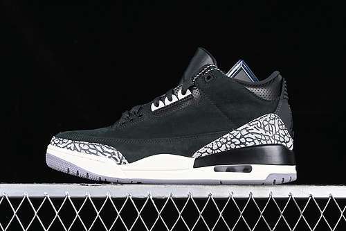 【530】[CK9246-001]-[AIR JORDAN 3 RETRO OFF NOIR BLACK/GREY/WHITE]-[MAN:40-47.5]