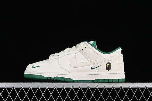 【280】[XD6188-026]-[SB DUNK LOW BAPE OFF WHITE/GREEN]-[WOMAN:36-39]-[MAN:40-46]
