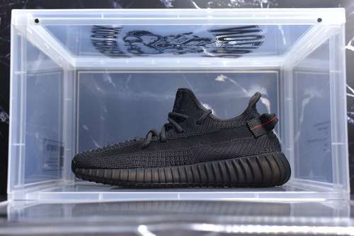 【600】[FU9007]-[CJ YEEZY BOOST 350 V2 STATIC REFLECTIVE BLACK/BLACK]-[UNISEX:36-47]