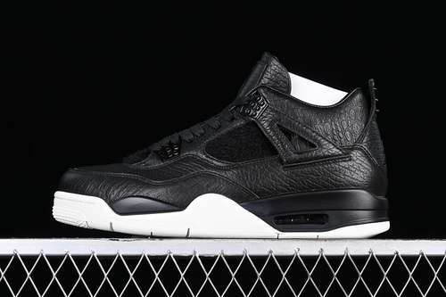 【530】[819139-010]-[AIR JORDAN 4 PREMIUM PONY HAIR WHITE/BLACK]-[MAN:40-47.5]