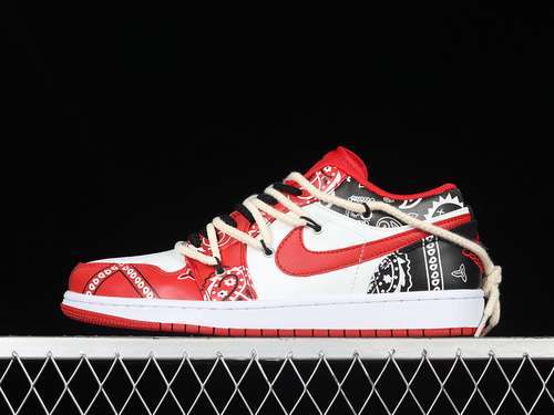 【300】[DC0774-840]-[AIR JORDAN 1 LOW VIBE WHITE/BLACK/RED]-[WOMAN:36-39]-[MAN:40-45]