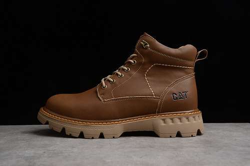 【420】[P717888]-[CAT FOUNDER BOOTS MAROON/MAROON/MAROON]-[MAN:39-44]