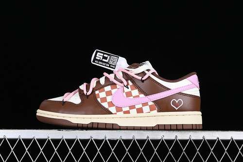 【310】[DD1503-124]-[DUNK LOW SB WHITE/BROWN/PINK]-[WOMAN:35.5-39]-[MAN:40-46]