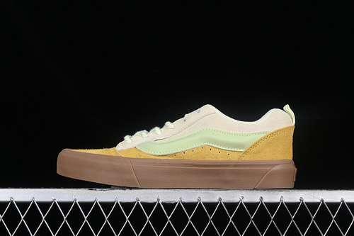 【230】[VN0009QCCOP]-[VANS CLASSICS KNU SKOOL GREY/YELLOW/GREEN]-[WOMAN:35-39]-[MAN:40-44]