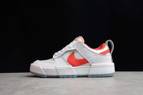 【240】[CK6654-101]-[SB DUNK LOW DISRUPT SUMMIT WHITE/GYM RED/PHOTON DUST/SAIL]-[UNSIEX:36-44]
