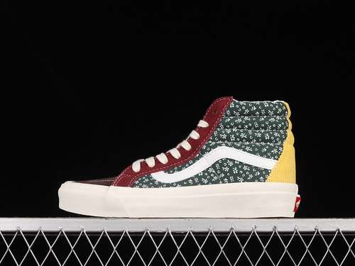 【280】[VN0A5KRT448]-[SK8-HIGH 38 DX BLACK/MULTI-COLOR]-[WOMAN:35-39]-[MAN:40-44]