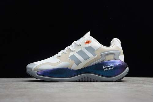 【300】[FY5720]-[ZX ALKYNE SHOES CLOUD WHITE/HALO SILVER-GLOW BLUE]-[WOMAN:36-39]-[MAN:40-45]