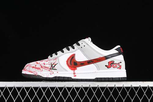 【360】[LW1818-103]-[SB DUNK LOW BLACK/RED/WHITE/GREY]-[WOMAN:36-39]-[MAN:40-45]