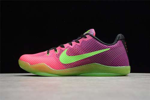 【360】[836184-635]-[KOBE 11 EP MAMBACURIAL PINK FLASH/ACTION GREEN-RED PLUM]-[MAN:40-46]