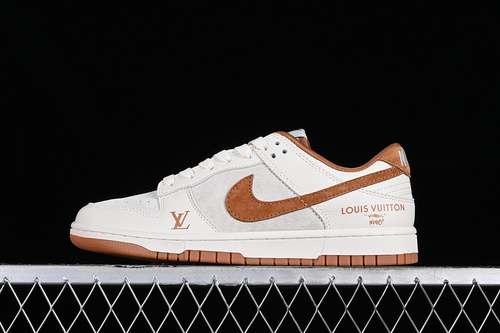 【330】[FC1688-133]-[SB DUNK LOW L*V WHITE/GREY/BROWN]-[WOMAN:36-39]-[MAN:40-45]