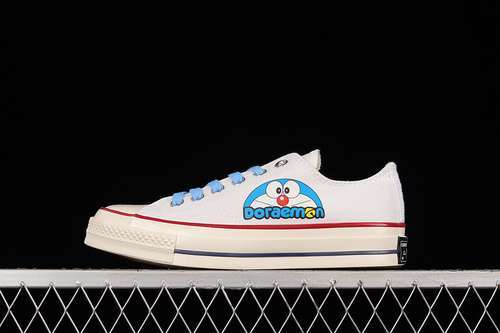 【240】[162065C]-[CHUCK TAYLOR ALL-STAR 70S LOW X DORAEMON CLASSIC LOW TOP WHITE/BLUE/RED]