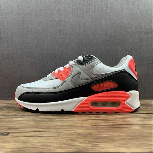 【300】[CT1685-100]-[AIR MAX 90 INFRARED 2020 WHITE/BLACK/COOL GREY/RADIANT RED]-[UNISEX:36-47.5]