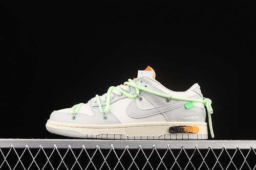 【330】[DM1602-128]-[OW X SB DUNK LOW LOT 43 OF 50 SAIL/NEUTRAL GREY/BARELY VOLT]-[UNISEX:36-45]