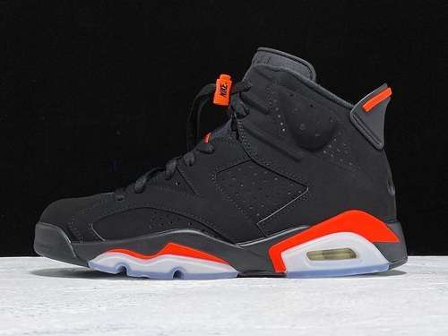 【520】[384664-060]-[GET AIR JORDAN 6 RETRO BLACK/INFRARED-2019 RELEASE]-[MAN:40-46]