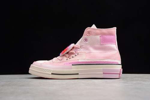 [167298C]-[MILLIE BOBBY BROWN X CHUCK TAYLOR ALL-STAR HIGH WHITE/PINK]-[WOMAN:35-39]