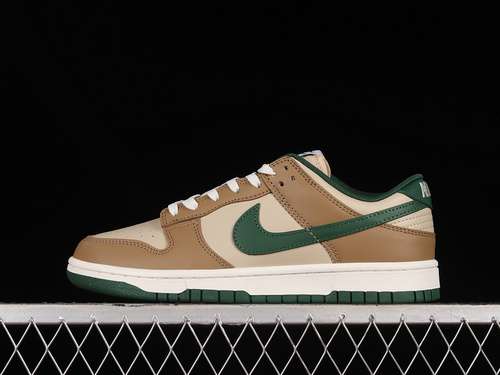 【300】[FB7160-231]-[DUNK LOW RATTAN BROWN/CANYON GREEN/SAIL/WHITE/DEEP DRIFTWOOD BROWN]