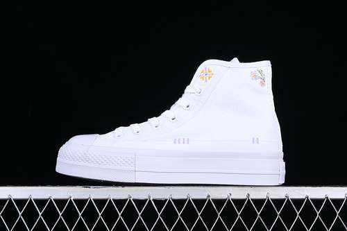 【220】[A05068C]-[CONVERSE ALL STAR CHUCK TAYLOR PLATFORM HIGH AUTUMN WHITE/MOONSTONE VIOLET/MOUSE]