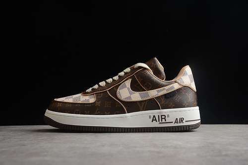 【630】[L*V X AIR FORCE 1 LOW 07 BROWN/BROWN/WHITE]-[MAN:38-45]