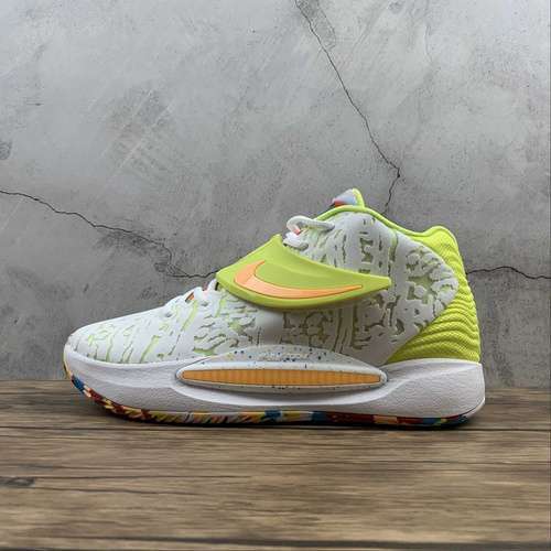 【380】[CZ0170-101]-[KD 14 EP CYBER WHITE/LIME GREEN-MULTI-COLOR]-[MAN:40-46]