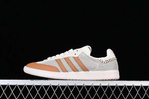 【230】[FX7720]-[ADIDAS WALES BONNER X SAMBA CREAM WHITE/BROWN/CREA WHITE]-[WOMAN:35-39]-[MAN:40-45]