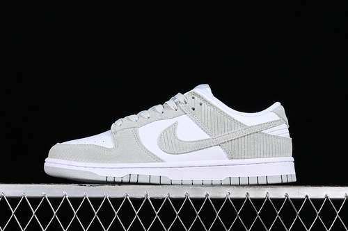 【250】[FN7658-100]-[DUNK LOW LIGHT SILVER CORDUROY WHITE/LIGHT SILVER]-[WOMAN:36-39]-[MAN:40-45]