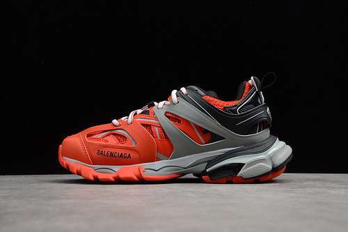 【580】[ECBL880093A]-[BA*LEN*CIAGA TRACK 3.0 SNEAKER BLACK/GREY/RED]-[UNISEX:36-45]